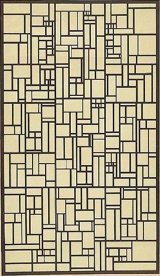 Theo van Doesburg Design for Stained-Glass Composition V. oil painting image